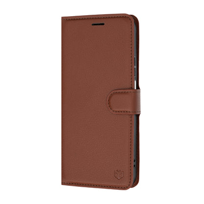 Deksel til Honor 600 Smart, Techsuit, Leather Folio, Brun