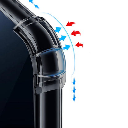 Deksel til Honor 600 Smart, Techsuit, Støtsikker Klar, Røykfarget