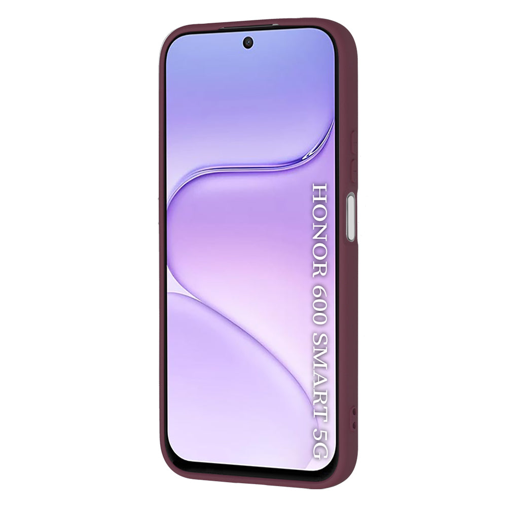Deksel til Honor 600 Smart, Techsuit, SoftFlex, Burgunder