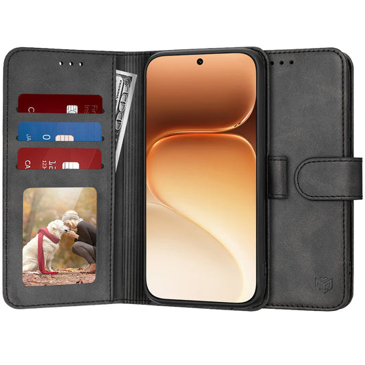 Deksel til Honor 600, Techsuit, Diary Book, Svart