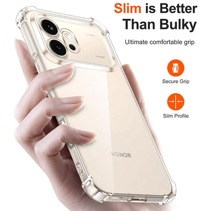 Deksel for Honor 600, Techsuit, Shockproof Clear, Gjennomsiktig