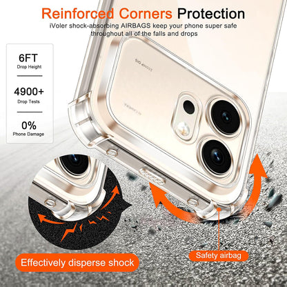 Deksel for Honor 600, Techsuit, Shockproof Clear, Gjennomsiktig