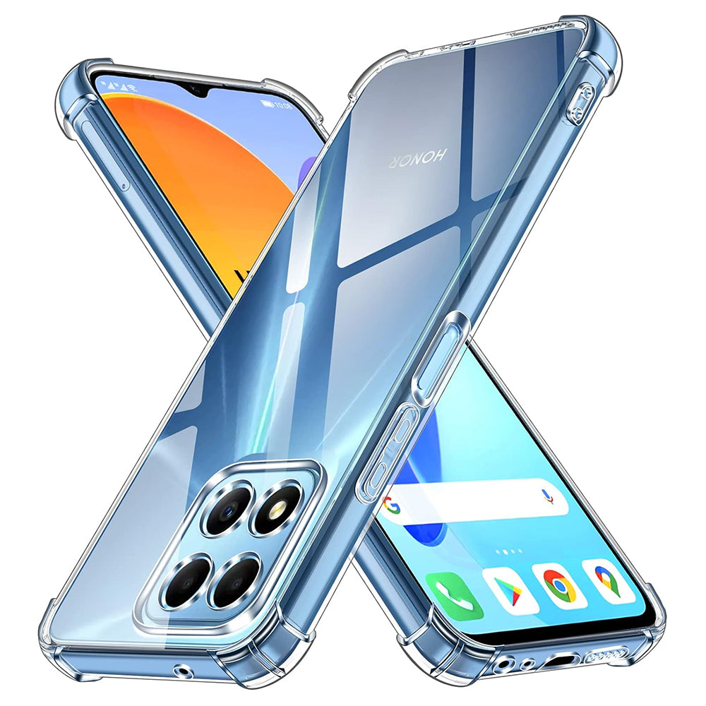 Deksel for Honor 70 Lite / X6 / X8 5G, Techsuit, Støtsikker Klar, Transparent