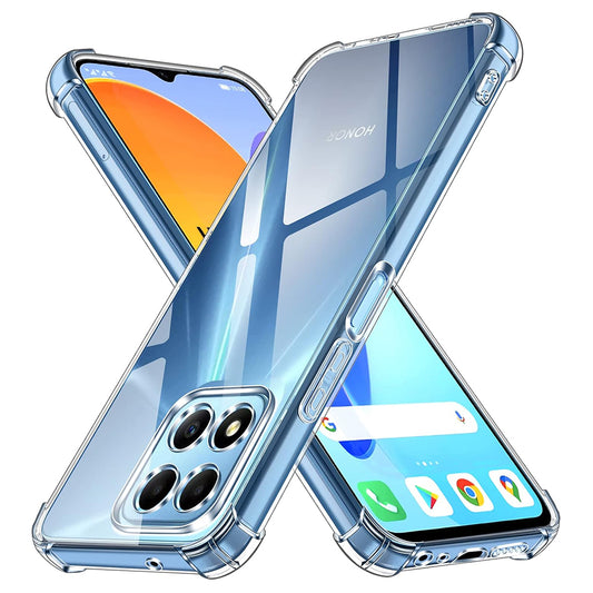 Deksel for Honor 70 Lite / X6 / X8 5G, Techsuit, Støtsikker Klar, Transparent