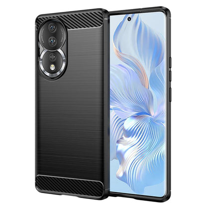 Deksel for Honor 90 / 80, Techsuit, Karbon, Svart