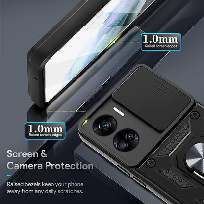 Deksel til Honor 90 Lite, Techsuit, CamShield, Svart