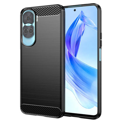 Deksel til Honor 90 Lite, Techsuit, Karbon, Svart