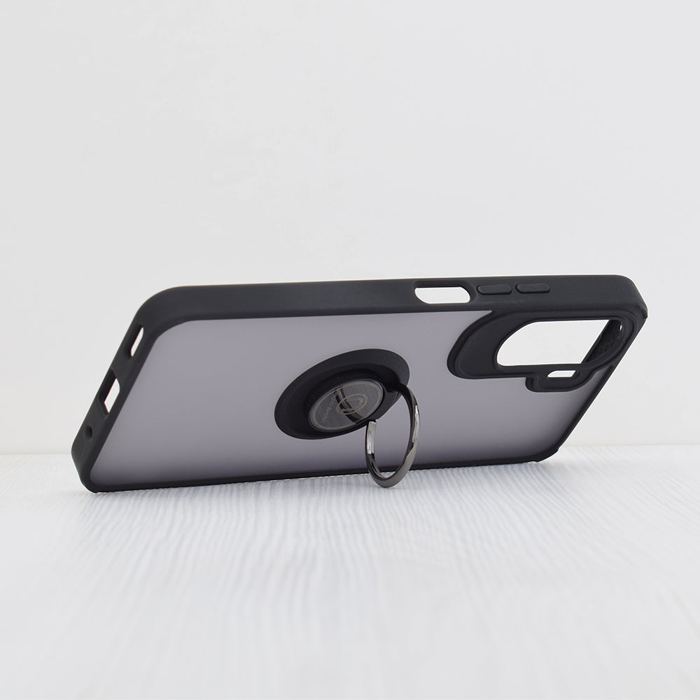 Deksel for Honor 90 Lite, Techsuit, Glinth, Svart