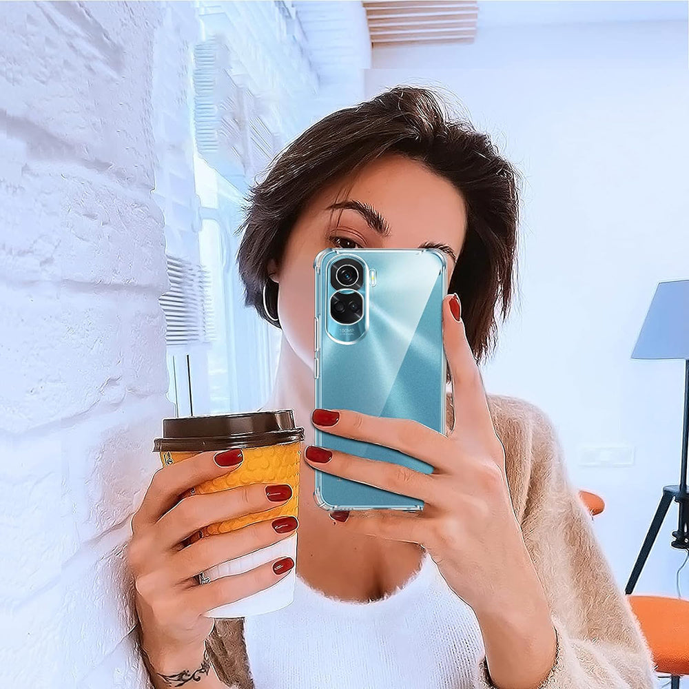 Deksel for Honor 90 Lite, Techsuit, Shockproof Clear, Gjennomsiktig