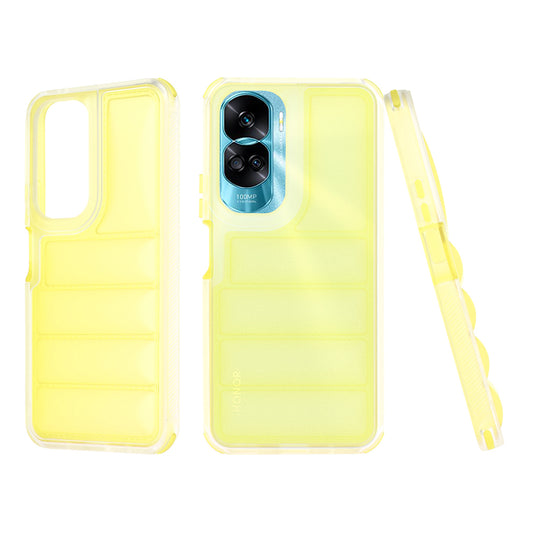 Deksel til Honor 90 Lite, Techsuit, Wave Shield, Gul