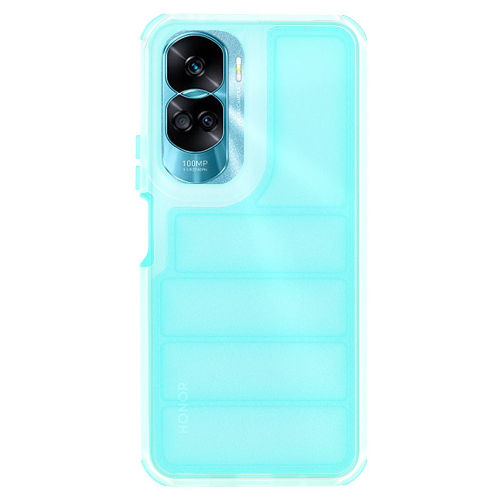 Deksel til Honor 90 Lite, Techsuit, Wave Shield, Turkis