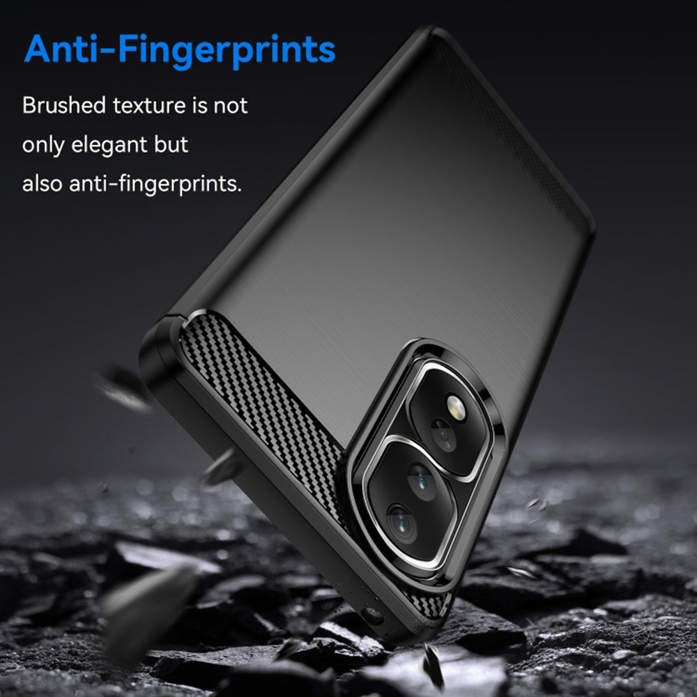 Deksel for Honor 90 Pro / 80 Pro, Techsuit, Karbon, Svart