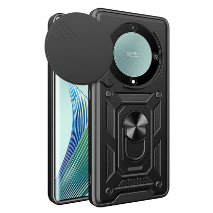 Deksel for Honor Magic5 Lite, Techsuit, CamShield, Svart
