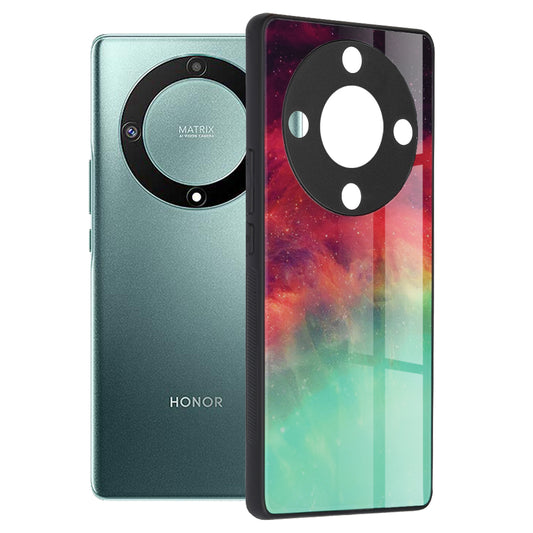 Deksel for Honor Magic5 Lite, Techsuit, Glaze, Turkis