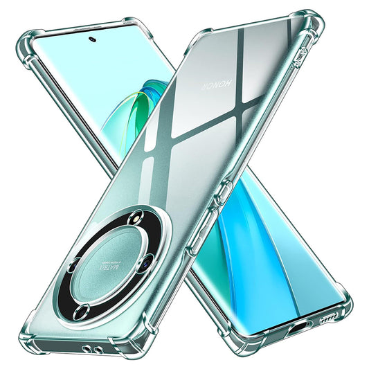 Deksel for Honor Magic5 Lite, Techsuit, Støtsikker Klar, Transparent