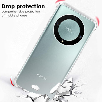 Deksel for Honor Magic5 Lite, Techsuit, Støtsikker Klar, Transparent