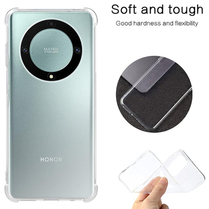 Deksel for Honor Magic5 Lite, Techsuit, Støtsikker Klar, Transparent