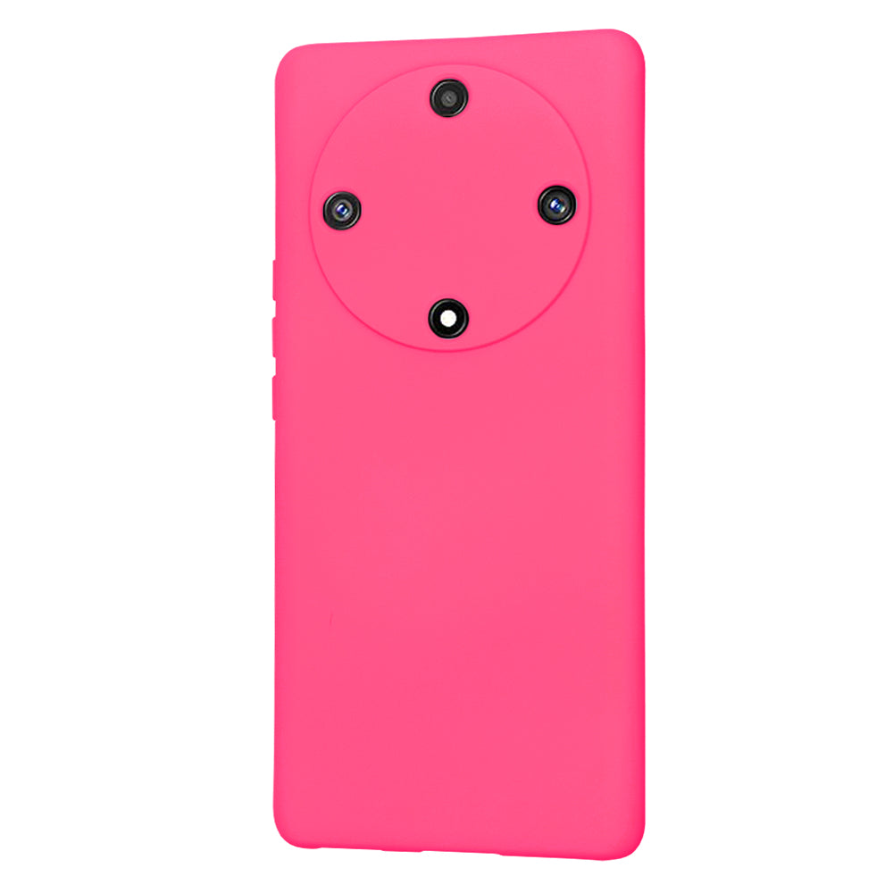Deksel for Honor Magic5 Lite, Techsuit, SoftFlex, Mørk Rosa
