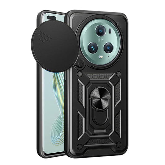 Deksel til Honor Magic5 Pro, Techsuit, CamShield, Svart