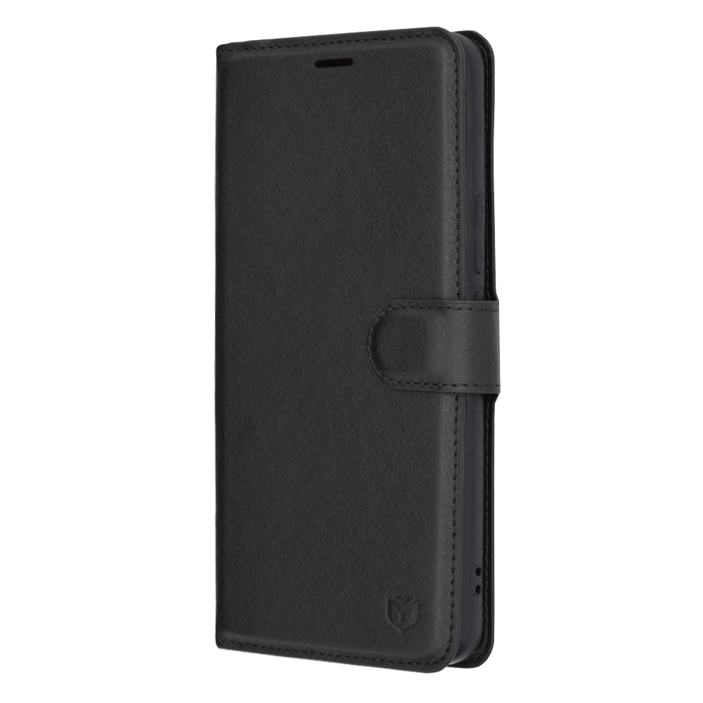 Deksel for Honor Magic5 Pro, Techsuit, Leather Folio, Svart