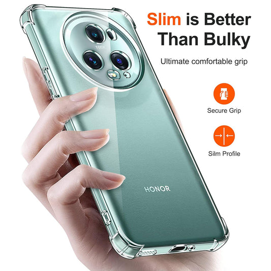 Deksel til Honor Magic5 Pro, Techsuit, støtsikker klar, transparent
