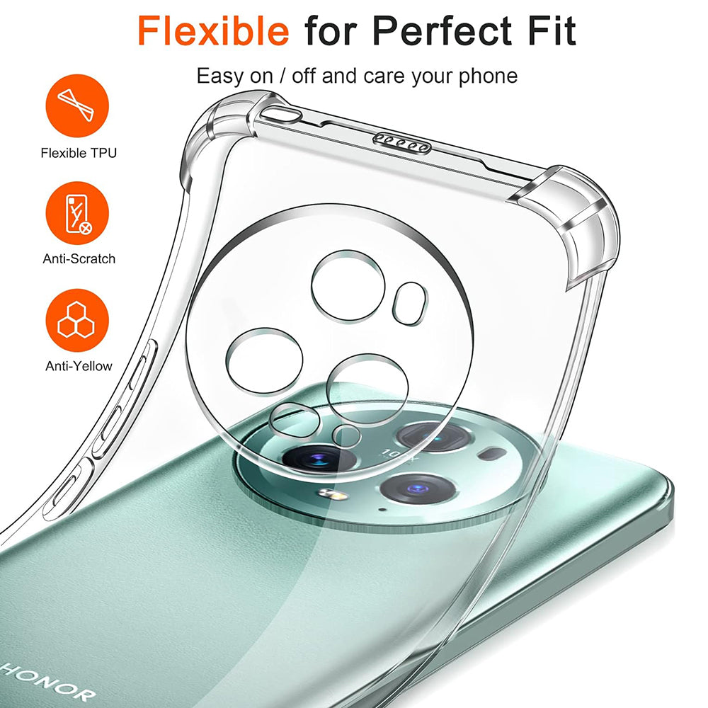 Deksel til Honor Magic5 Pro, Techsuit, støtsikker klar, transparent