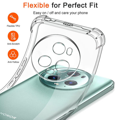Deksel til Honor Magic5 Pro, Techsuit, støtsikker klar, transparent