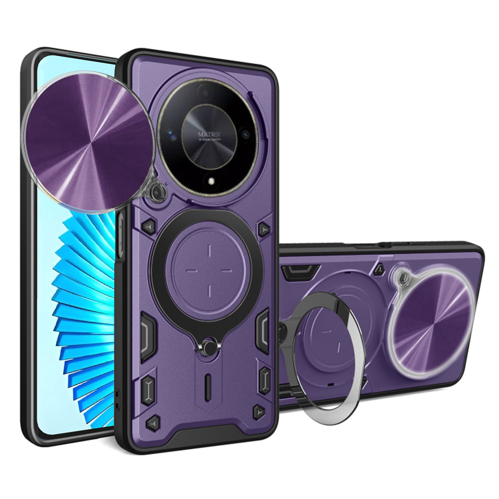 Deksel til Honor Magic6 Lite, Techsuit, CamGuard Pro, Lilla