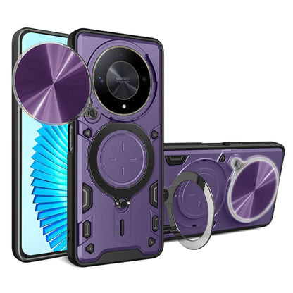 Deksel til Honor Magic6 Lite, Techsuit, CamGuard Pro, Lilla