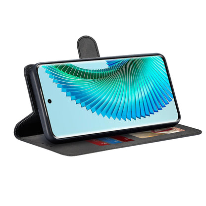 Deksel for Honor Magic6 Lite, Techsuit, Diary Book, svart