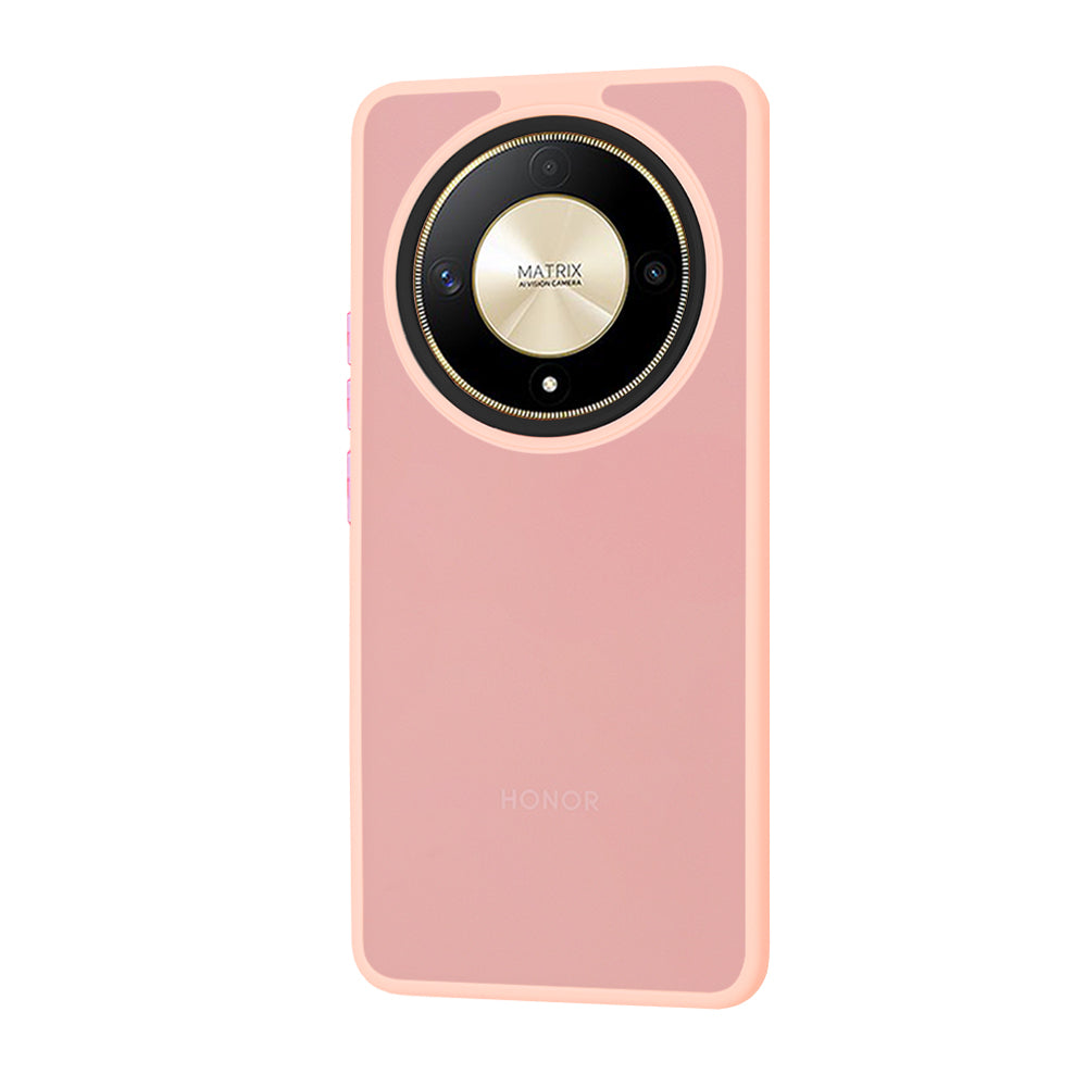 Deksel for Honor Magic6 Lite, Techsuit, HaloFrost, Rosa