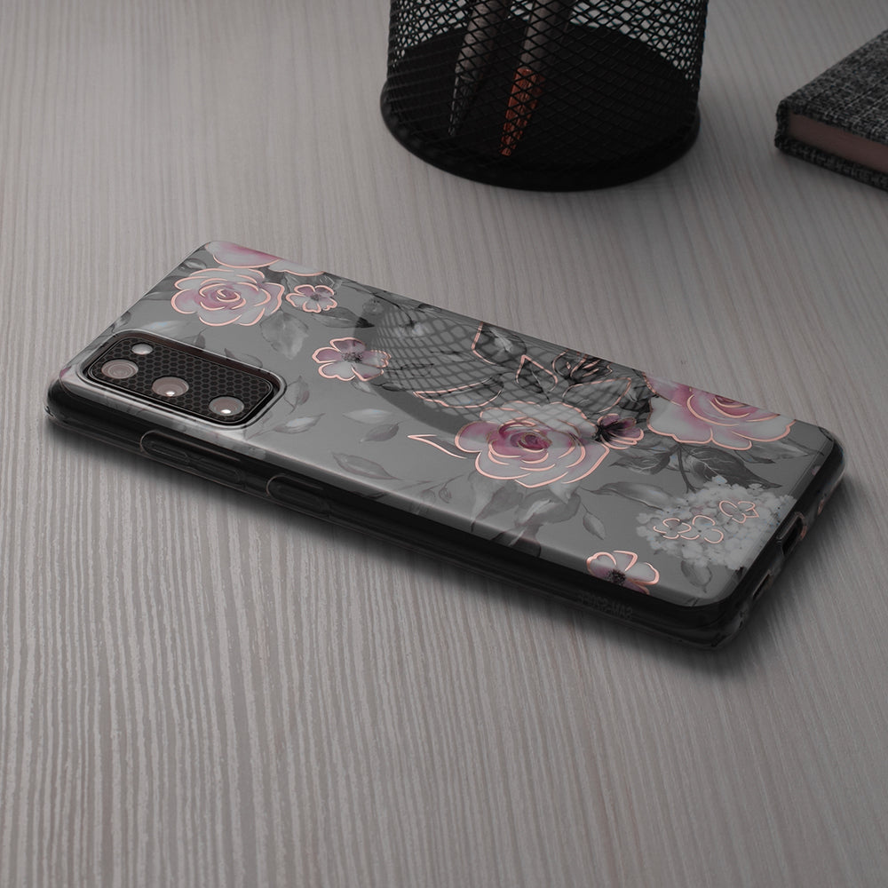 Deksel for Honor Magic6 Lite, Techsuit, Marble, Grå