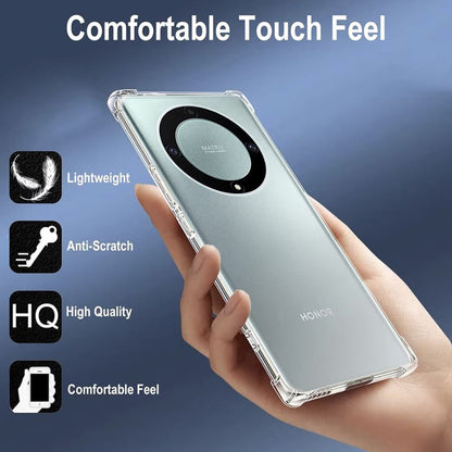 Deksel til Honor Magic6 Lite, Techsuit, Støtsikker Klar, Transparent