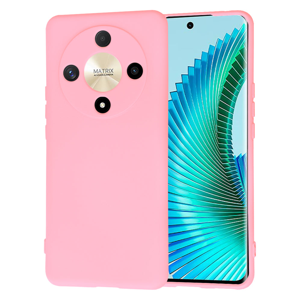 Deksel til Honor Magic6 Lite, Techsuit, SoftFlex, Lys Rosa