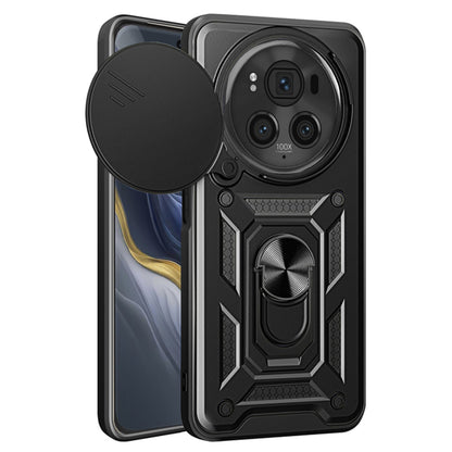 Deksel til Honor Magic6 Pro, Techsuit, CamShield, Svart