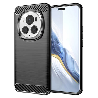 Deksel til Honor Magic6 Pro, Techsuit, karbon, svart