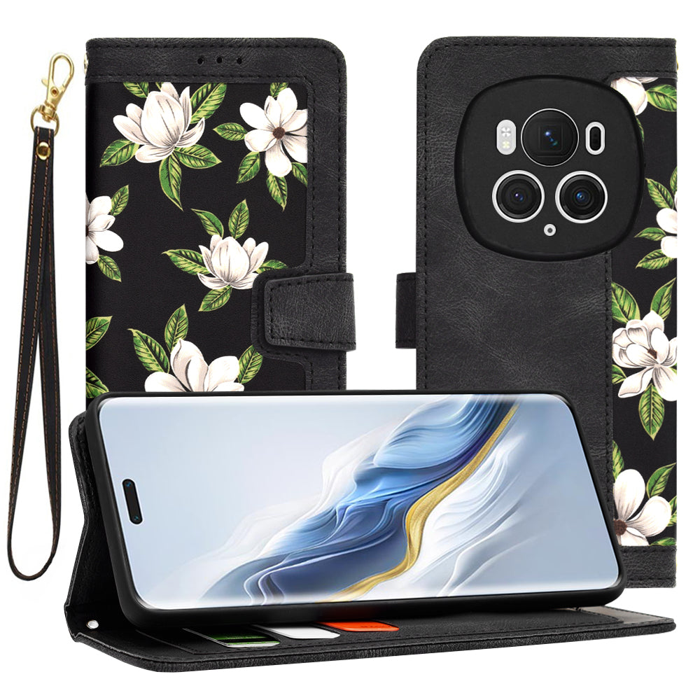 Deksel til Honor Magic6 Pro, Techsuit, FlipCraft, Svart