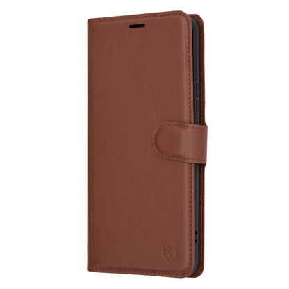 Deksel for Honor Magic6 Pro, Techsuit, Leather Folio, Brun