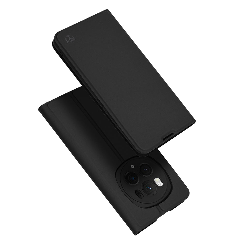Deksel for Honor Magic6 Pro, Techsuit, Magskin Book, Svart