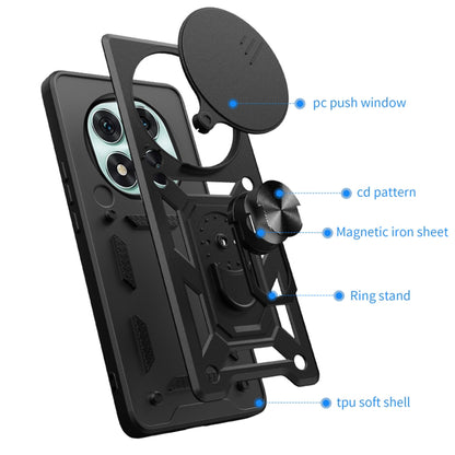 Deksel til Honor Magic7 Pro, Techsuit, CamShield, Svart