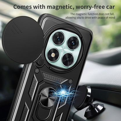 Deksel til Honor Magic7 Pro, Techsuit, CamShield, Svart