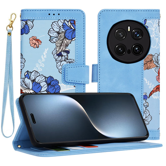 Deksel til Honor Magic7 Pro, Techsuit, FlipCraft, Blå