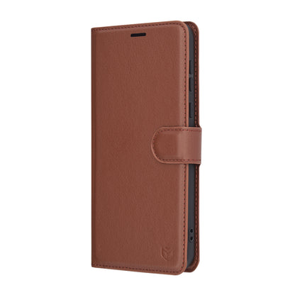 Deksel for Honor Magic7 Pro, Techsuit, Leather Folio, Brun