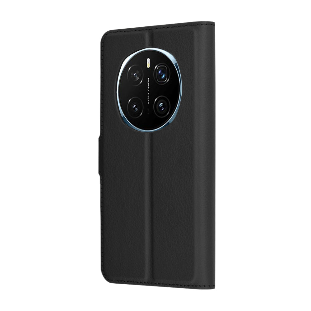 Deksel for Honor Magic7 Pro, Techsuit, Leather Folio, Svart
