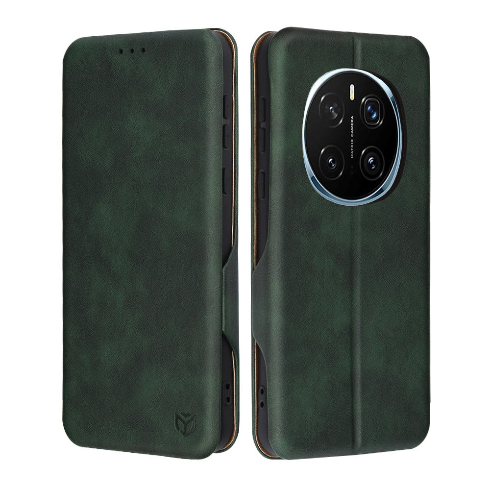 Deksel til Honor Magic7 Pro, Techsuit, Safe Wallet Plus, Grønn