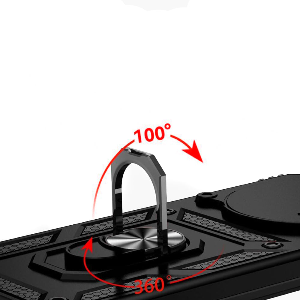 Deksel for Honor Magic8 Lite, Techsuit, CamShield, Roségull