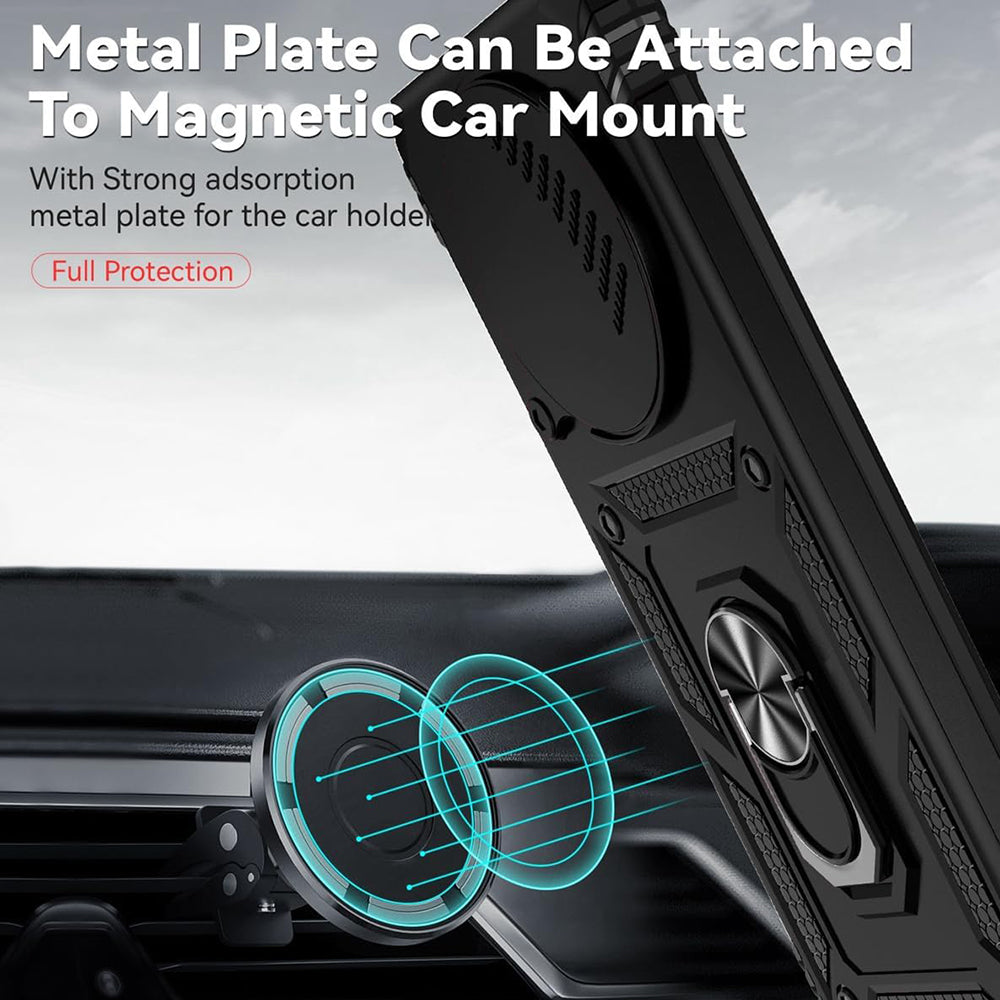 Deksel for Honor Magic8 Lite, Techsuit, CamShield, Roségull