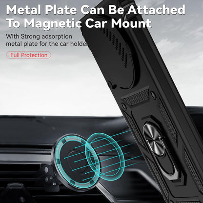 Deksel for Honor Magic8 Lite, Techsuit, CamShield, Grønn