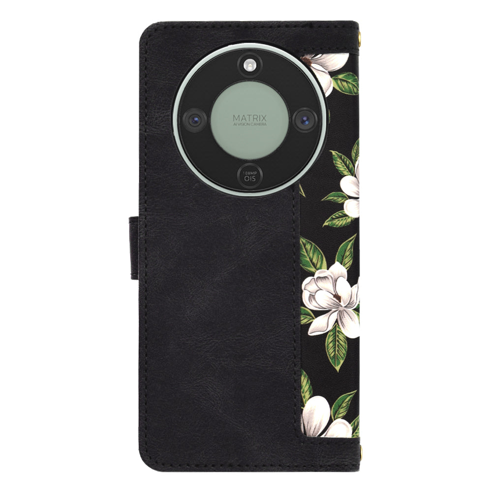 Deksel for Honor Magic8 Lite, Techsuit, FlipCraft, Svart