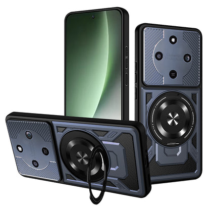 Deksel for Honor Magic8 Lite, Techsuit, RuggedCam, Blå